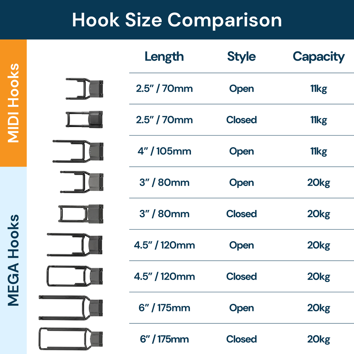 MIDI 2.5" 8 Pack