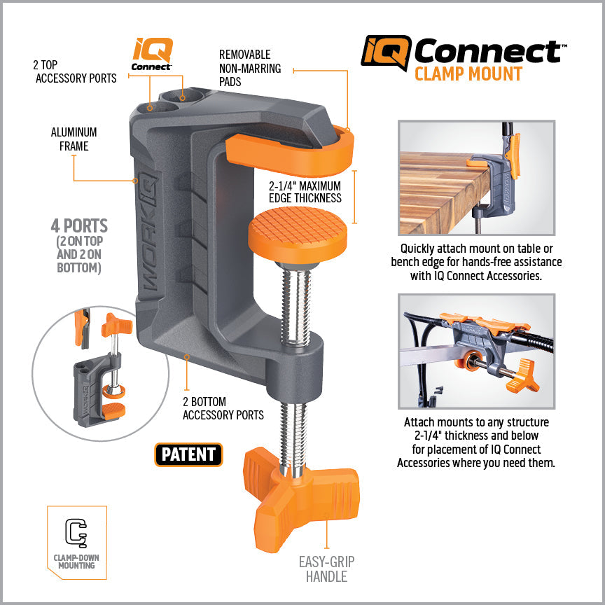 Work IQ Tools - IQ Connect™ – Clamp Mount