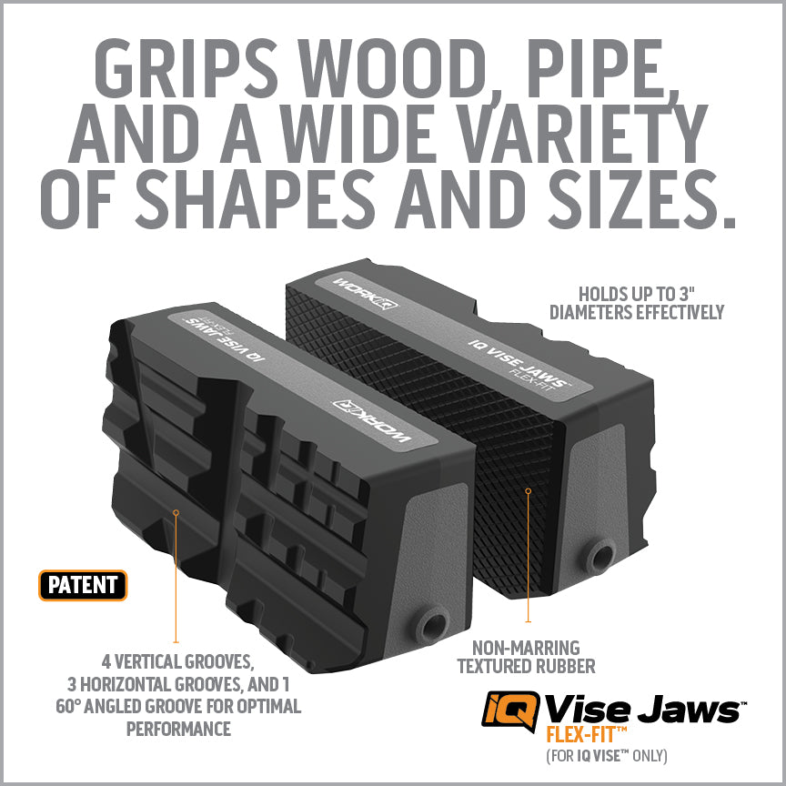 Work IQ Tools - IQ Vise Jaws™ – Flex-Fit™