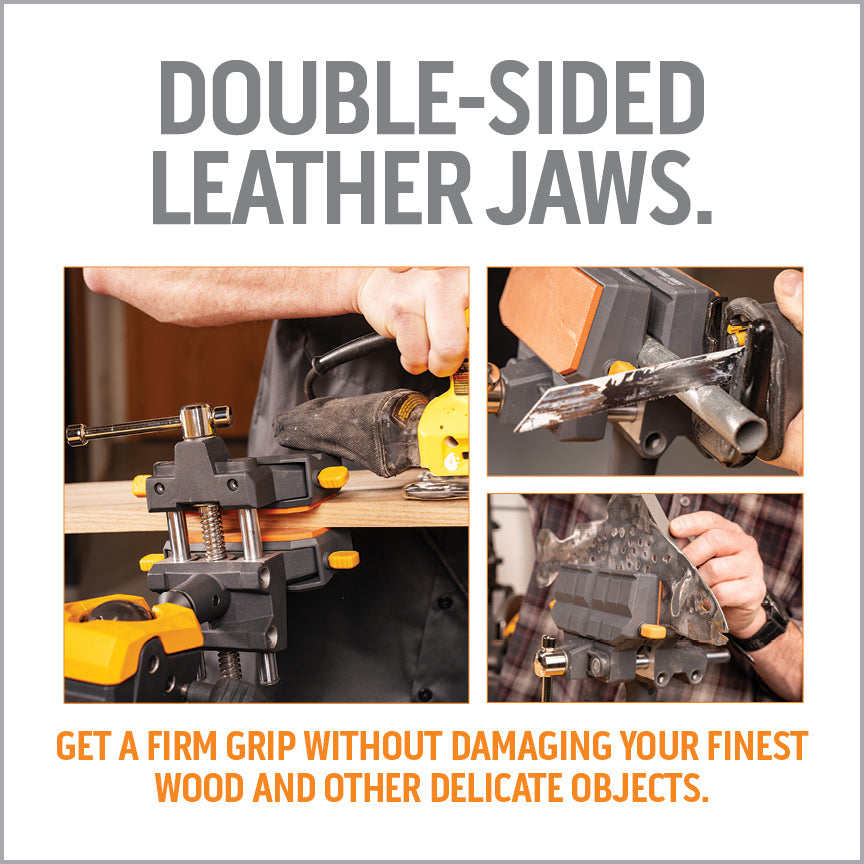 Work IQ Tools - IQ Vise Jaws™ – Leather
