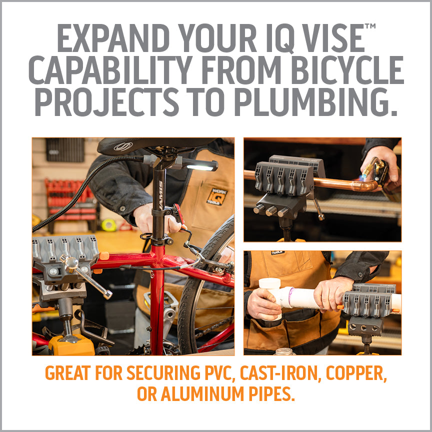Work IQ Tools - IQ Vise Jaws™ – Pipe-Fit™