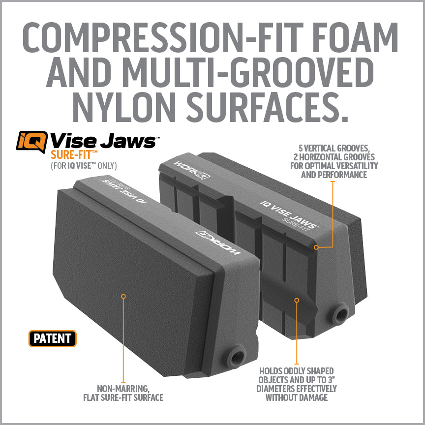 Work IQ Tools - IQ Vise Jaws™ – Sure-Fit™