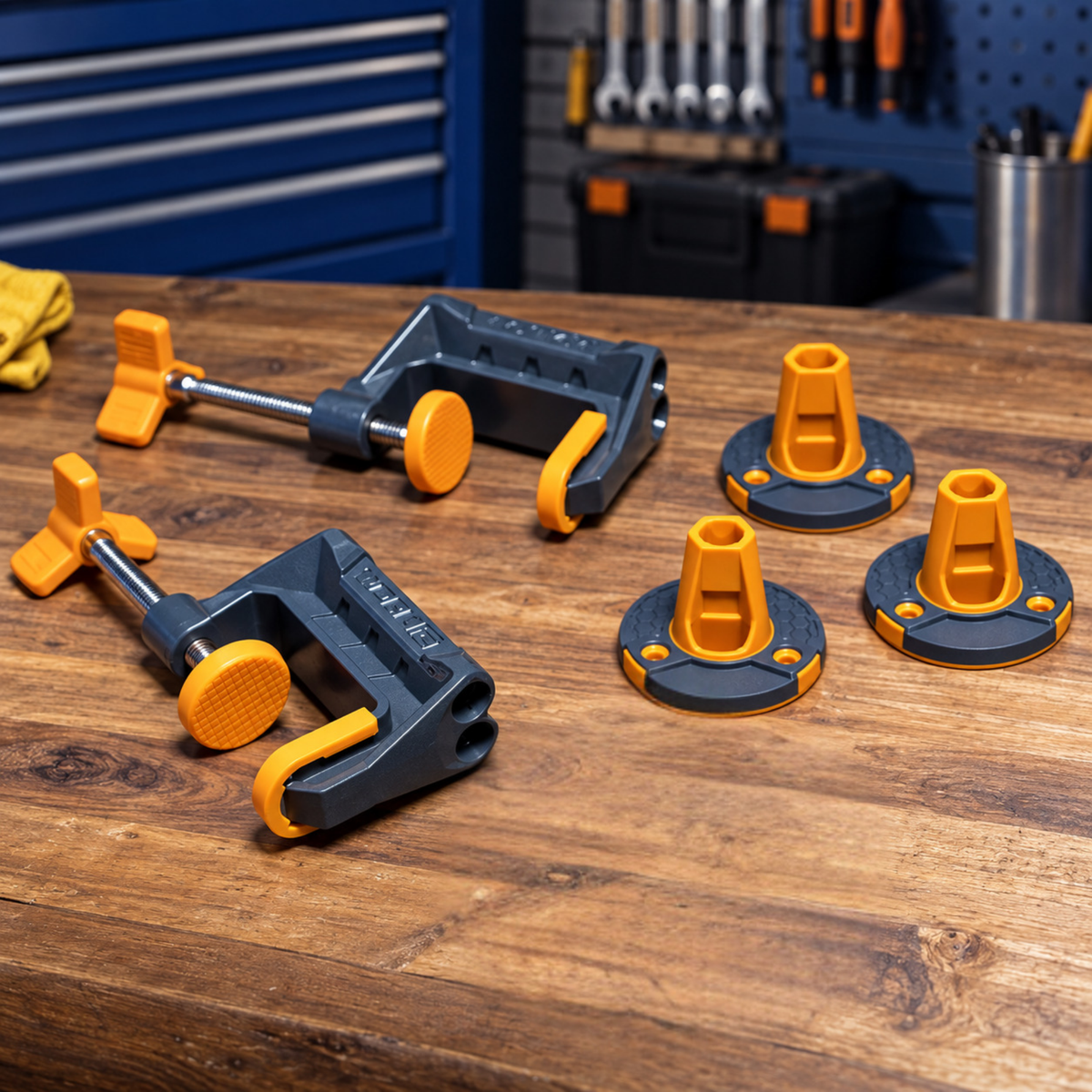 The Complete Mount Set — Bench, Magnetic & Clamp