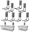 Gator Magnetics The Complete Workshop 10 Bundle — bundle contents laid out, black magnetic hooks with two wire baskets