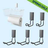 The Workshop Set — MEGA Closed Hooks & Towel-Bar Basket