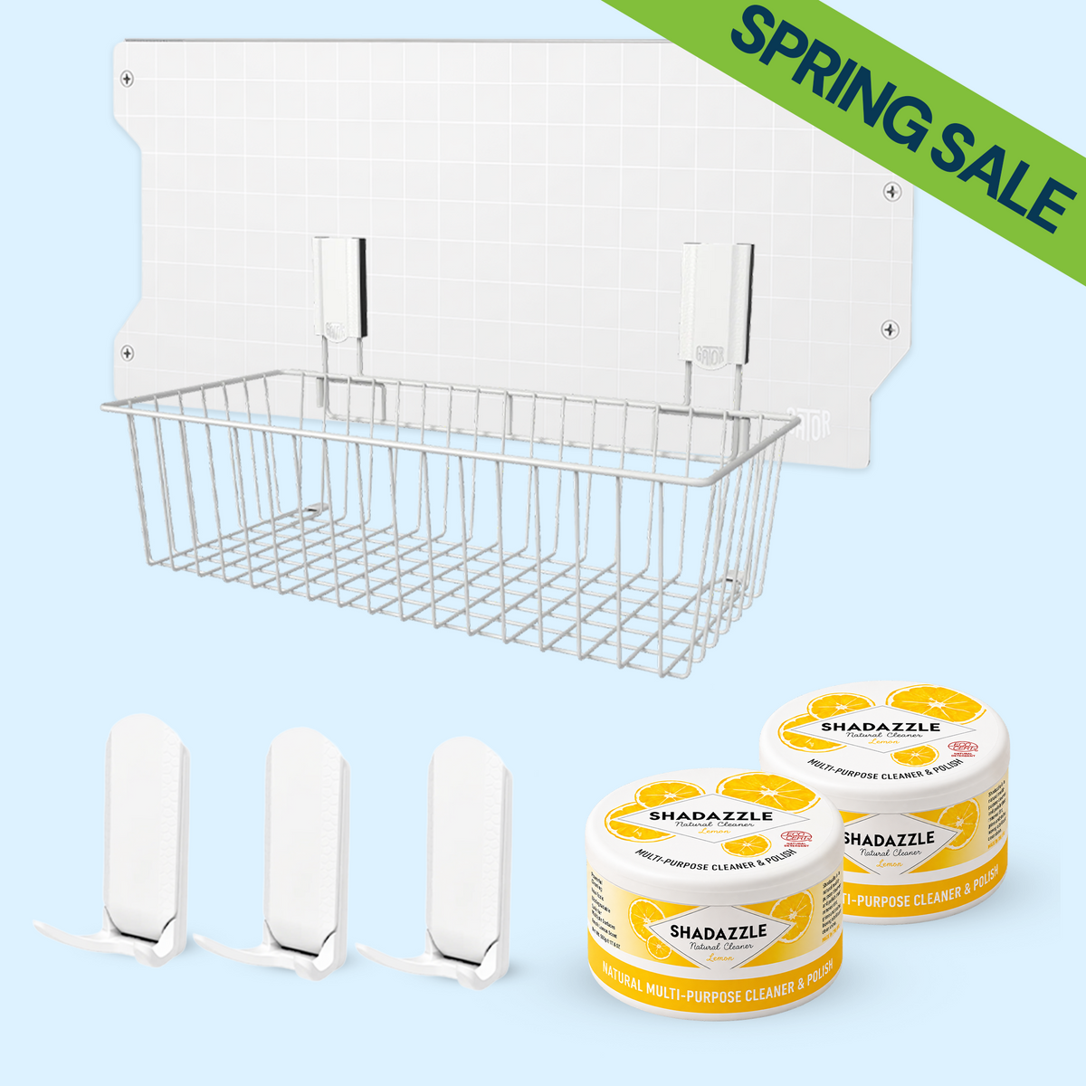 The Spring Clean & Organise Set — White
