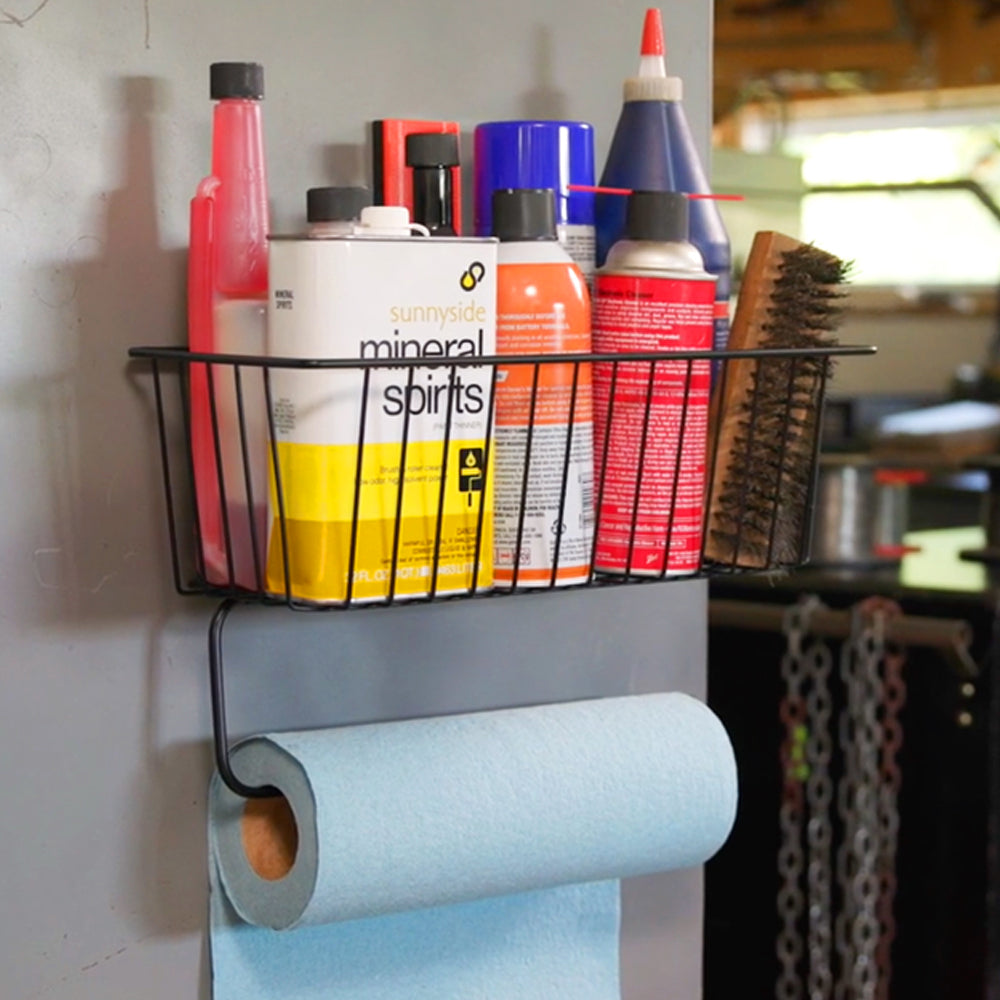 Gator Magnetics Utility Basket with Towel Bar - 15kg Capacity