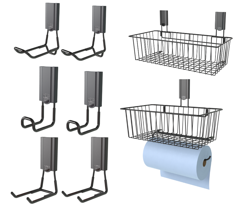 Gator Magnetics Storage Maximiser Hook Bundle Black