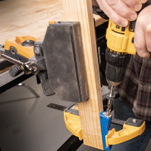 IQ Vise | 360° Articulating Bench Vise Made From Steel & Cast Aluminum w/ 8-Position Locking Ball & Socket | Includes 1 Set of Flex-Fit jaws