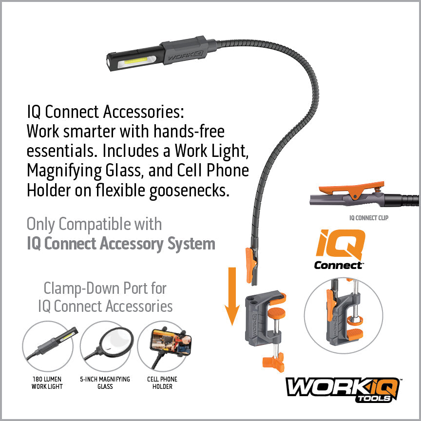Workiq Work IQ Tools - IQ Connect™ – Clamp Mount – Amarra DIY Hub