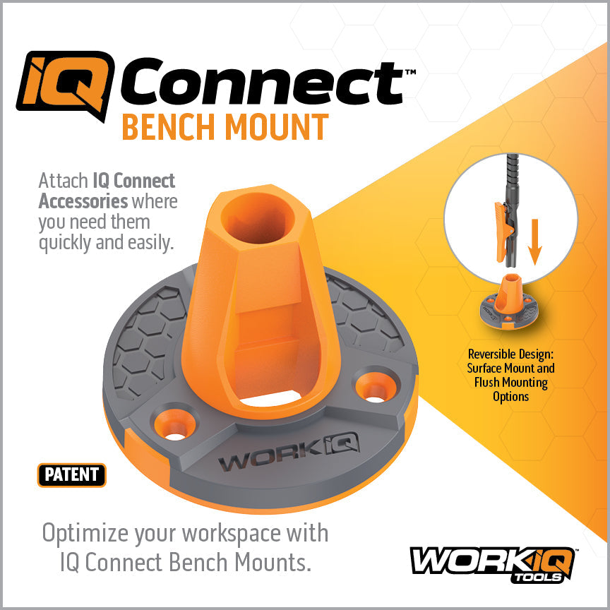 Workiq Work IQ Tools - IQ Connect™ Hands-Free Accessory System (With 3 Bench ...