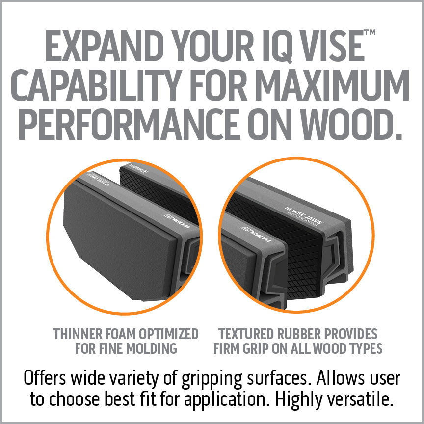 Work IQ Tools - IQ Vise Jaws™ – Woodworking