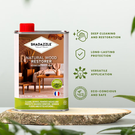 Deep cleaning and restoration, long-lasting protection, versatile application, eco-conscious and safe